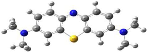 The chemical structure of the methylene blue | Download Scientific Diagram