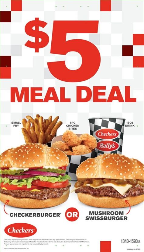 Checkers Rally S New 5 Meal Deal