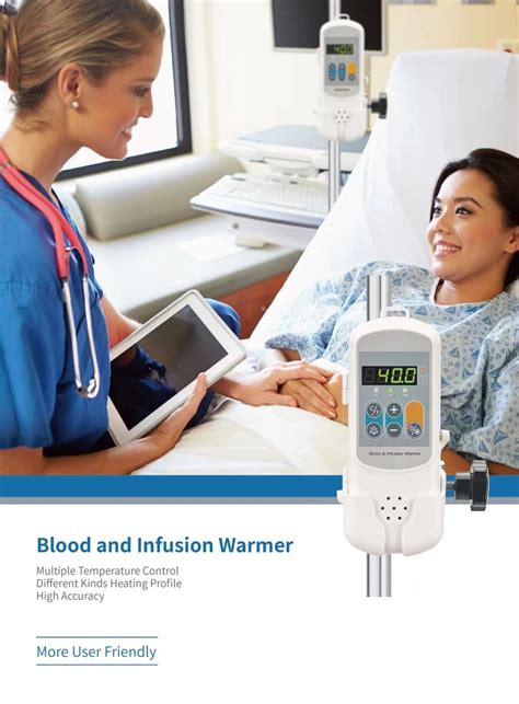 Human Vet Transfusion Heater Hospital Veterinary Thermostat Fluid Warming Portable Blood ...