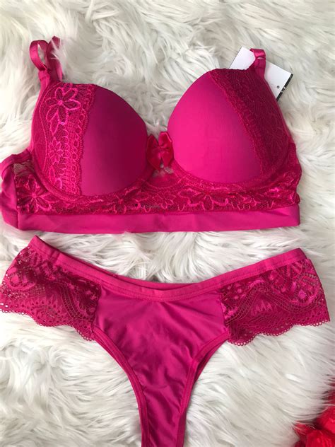 Conjunto Lingerie Rosa Pink Tam G Atacado Short Castanhal