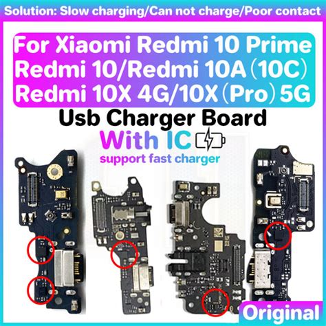 Usb Charging Charger Board Dock Connect Port For Xiaomi Xm Redmi Rm