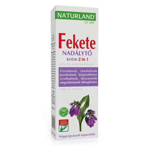 Naturland Fekete Nadálytő Krém 100 Ml Aldi