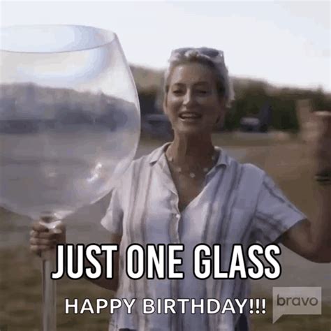 Happy Birthday Wine Gifs Tenor