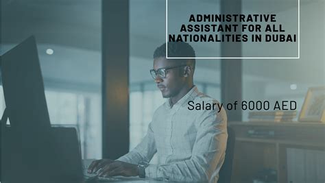 Administrative Assistant Dubai For All Nationalities With Salary