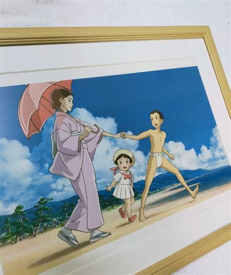 超レア スタジオジブリ 火垂るの墓 額装品 ジブリ ポスター 検 ジブリ絵画 複製原画 ポストカードジブリカレンダー 宮崎駿aコミック