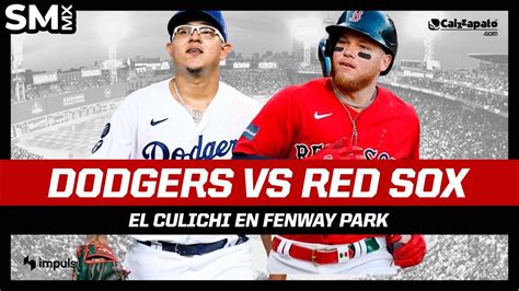 DODGERS VS RED SOX EN VIVO JULIO URÍAS TIRA EN BOSTON MLB EN SMMX