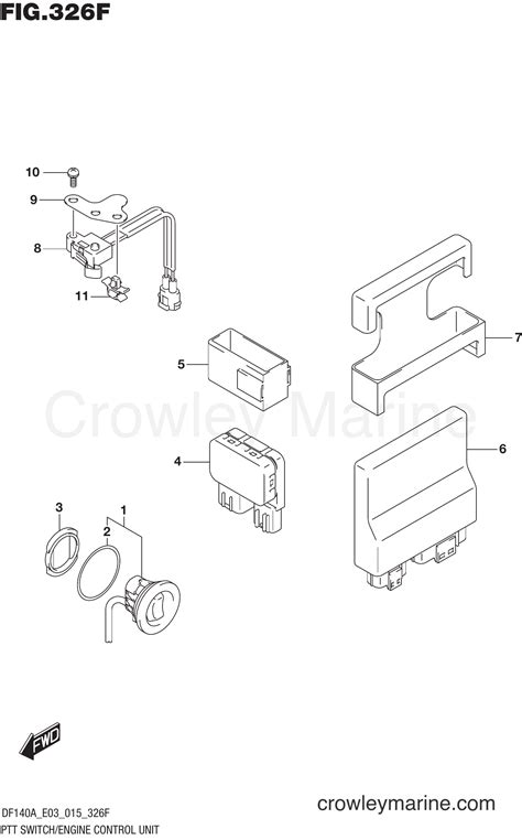 Ptt Switch Engine Control Unit Df Ast E Serial Range Four