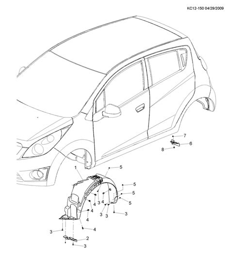 Купить 94515246 OE - клипса №7 подкрылков №2 Ланос в сборе с шайбой и ...