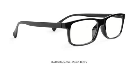 Stylish Glasses Black Frame Isolated On Stock Photo 2340118795 ...