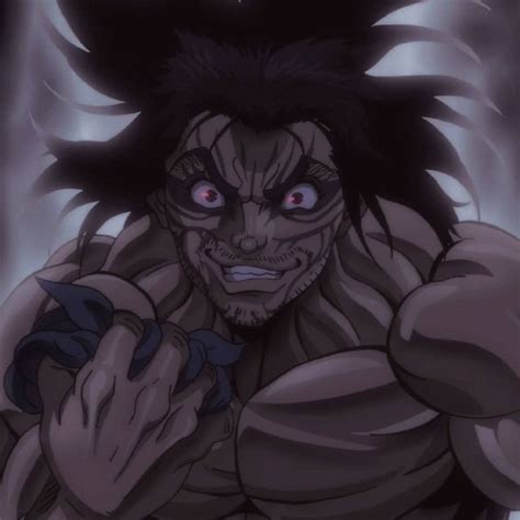 Evil Looking Character In Baki Anime