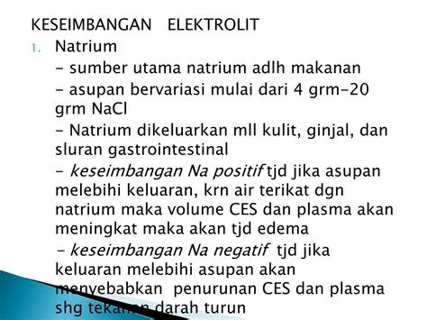 Keseimbangan Cairan Elektrolit Asam Basa Ppt