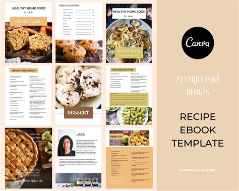 Canva Recipe Template