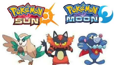 Pokemon Sun And Moon Starter Trio Evolutions Leaks Youtube