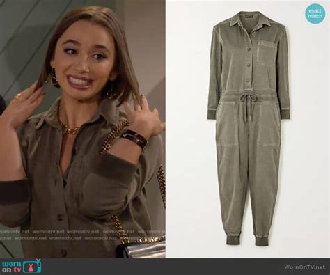 WornOnTV Celias Green Coverall Jumpsuit On Call Your Mother Emma