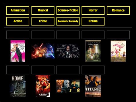 Movie Genres - Match up