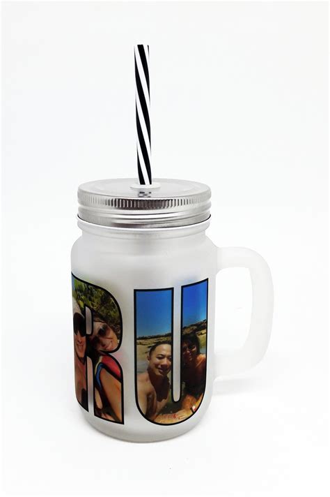 Caneca Vidro Personalizado Mason Jar Casados Namorados Elo