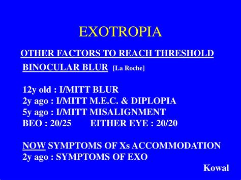 PPT - EXOTROPIA PowerPoint Presentation, free download - ID:414817