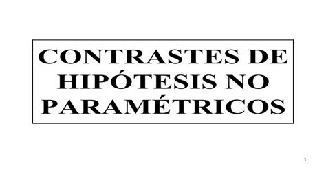 Pdf Contrastes De HipÓtesis No ParamÉtricos Pdfslide Net