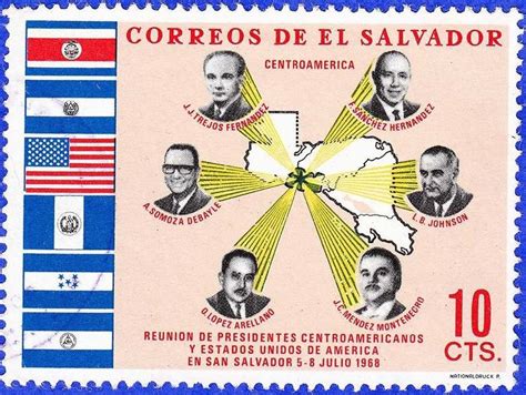 Maps On Stamps El Salvador A Database Of Cartophilately