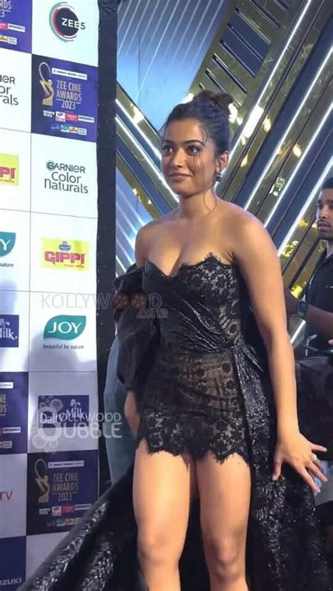 Rashmika Mandanna Bold In Sexy Black Short Skirt Photos 02 227647