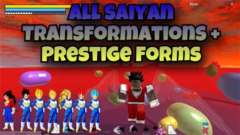 Dbz Final Stand All Saiyan Transformations Prestige Forms Youtube