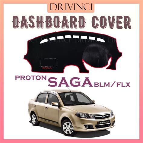 Proton Saga Flx Blm Dashboard Cover Protector Anti Reflection Dashmat