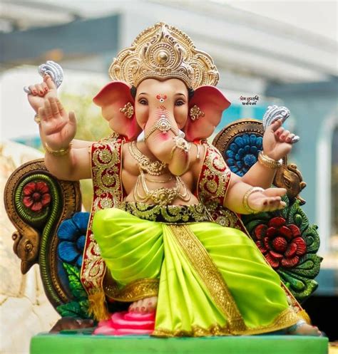 Ganpati Majha Bappa India 🇮🇳 On Instagram “🙏🙏🌺🌺🙏🙏 Ganesha Vighnaharta Lambod Happy