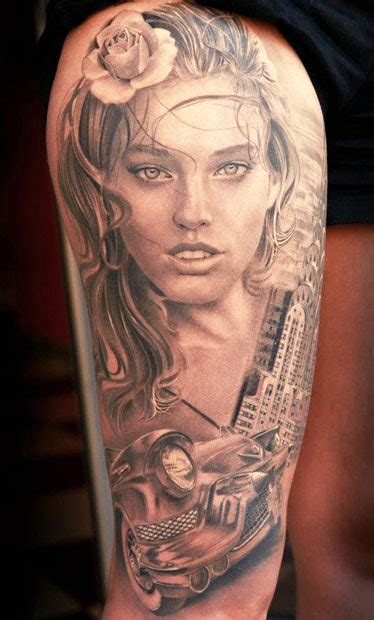 Woman Tattoo By Miguel Bohigues Post