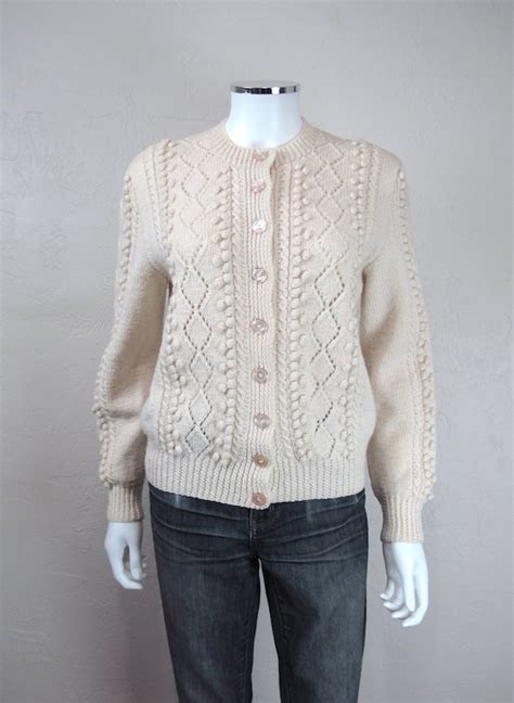 Cream Vintage Sweater Gem