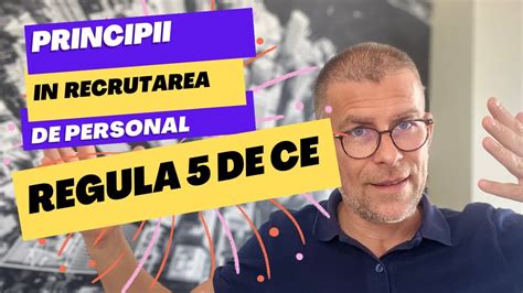 Principiul Ntreb Ri In Recrutarea De Personal Geo Ivanov Youtube