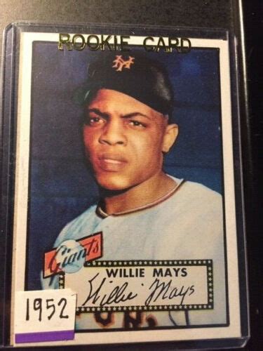 Willie Mays Reprint Baseball Cards Thru Ebay