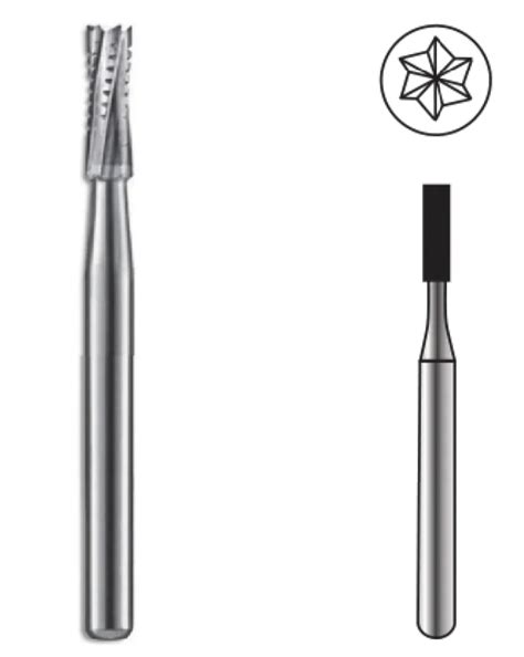 straight fissure crosscut carbide bur fg   spring health products