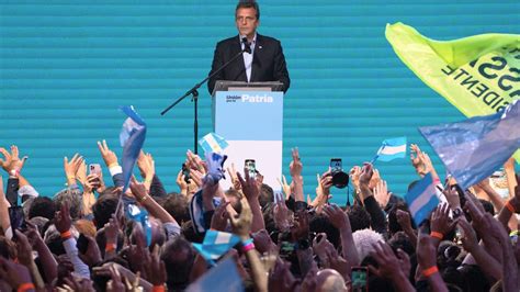 El Peronista Massa Gana La Primera Vuelta De Las Elecciones Argentinas