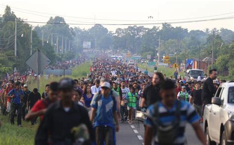 Caravana Migrante Avanza Hacia Tapachula Telediario M Xico