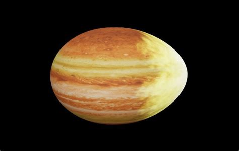 TIL about WASP-12b, an exoplanet so close to its star that it is being stretched by gravity into ...