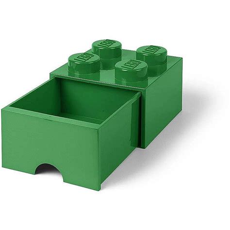 Room Copenhagen LEGO Brick Drawer 4 Green RC40051734 40051734