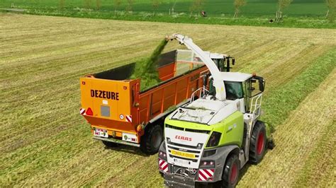 Gras Hakselen X Claas Axion Claas Jaguar Grass