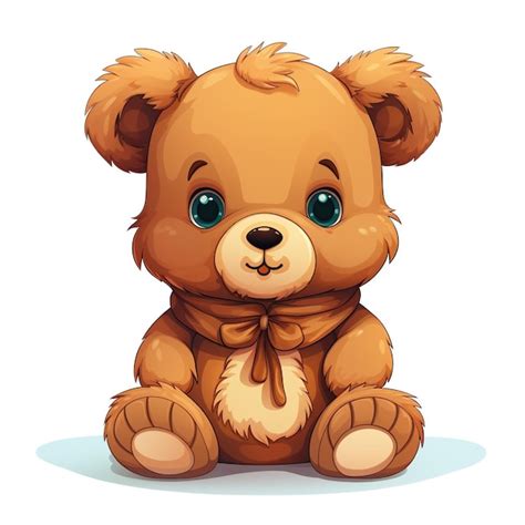 Premium AI Image Cute Teddy Bear Dolls Isolated On White Background