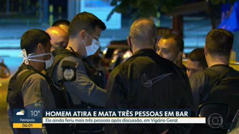 Homem Atira E Mata Tr S Pessoas Num Bar Em Vig Rio Geral Na Zona Norte