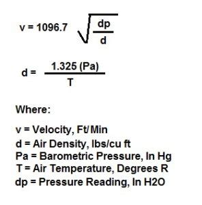 Atmospheric Pressure Formula