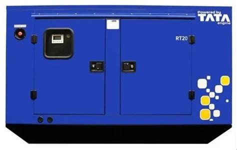 Single Phase 20 Kva Rt 20 Tata Diesel Power Generator At Rs 313450