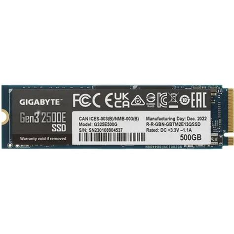 Ssd M Gigabyte Gb Gen E Pcie X G E G