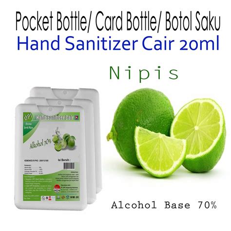 Jual Hand Sanitizer Ml Varian Segar Dalam Kemasan Botol Saku Pocket