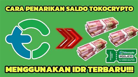 Cara Penarikan Saldo Tokocrypto Menggunakan Idr Terbaru Youtube