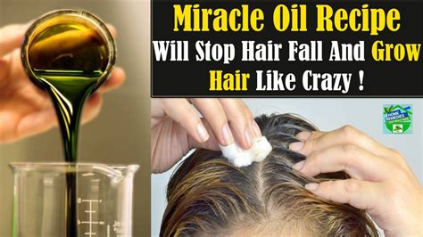 Miracle Oil Recipe Will Stop Hair Fall And Grow Hair Like Crazy Youtube