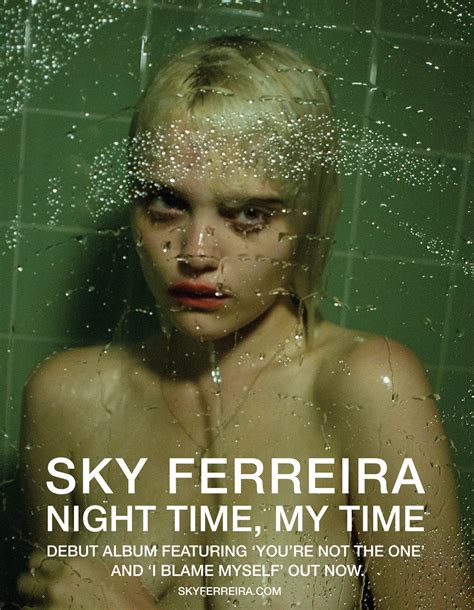 Sky Ferreira Night Time My Time Poster By Kallumlavigne On Deviantart