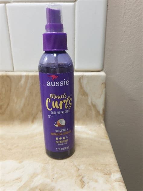 Aussie Miracle Curls Curl Refresher Spray Gel For Frizzy Hair Inci