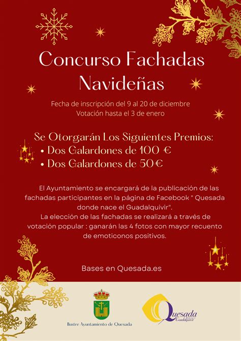 Concurso Fachadas Navideñas Ayuntamiento de Quesada