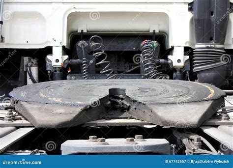 Fifth Wheel Coupling On Truck Stock Photo | CartoonDealer.com #15404418