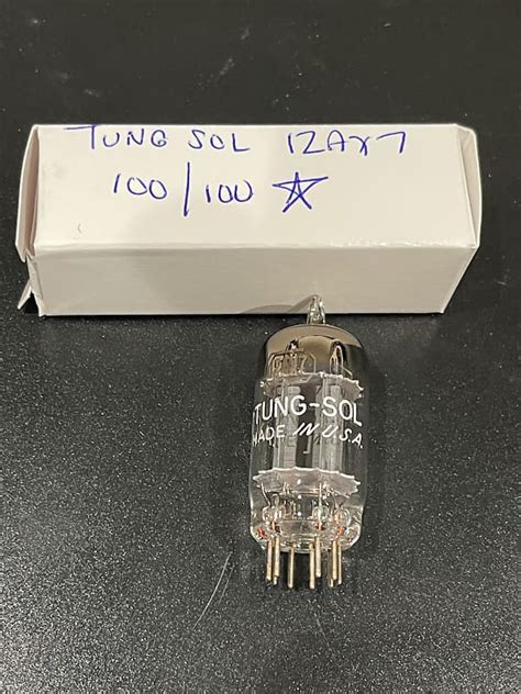 Tung Sol Ax Vintage Matched Triodes Tests New Clean Reverb